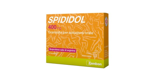 SPIDIDOL 12BUSTINE 400MG COLA LIMONE