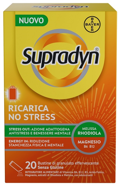 Supradyn Ricarica NO STRESS 20 bustine antistress e benessere mentale