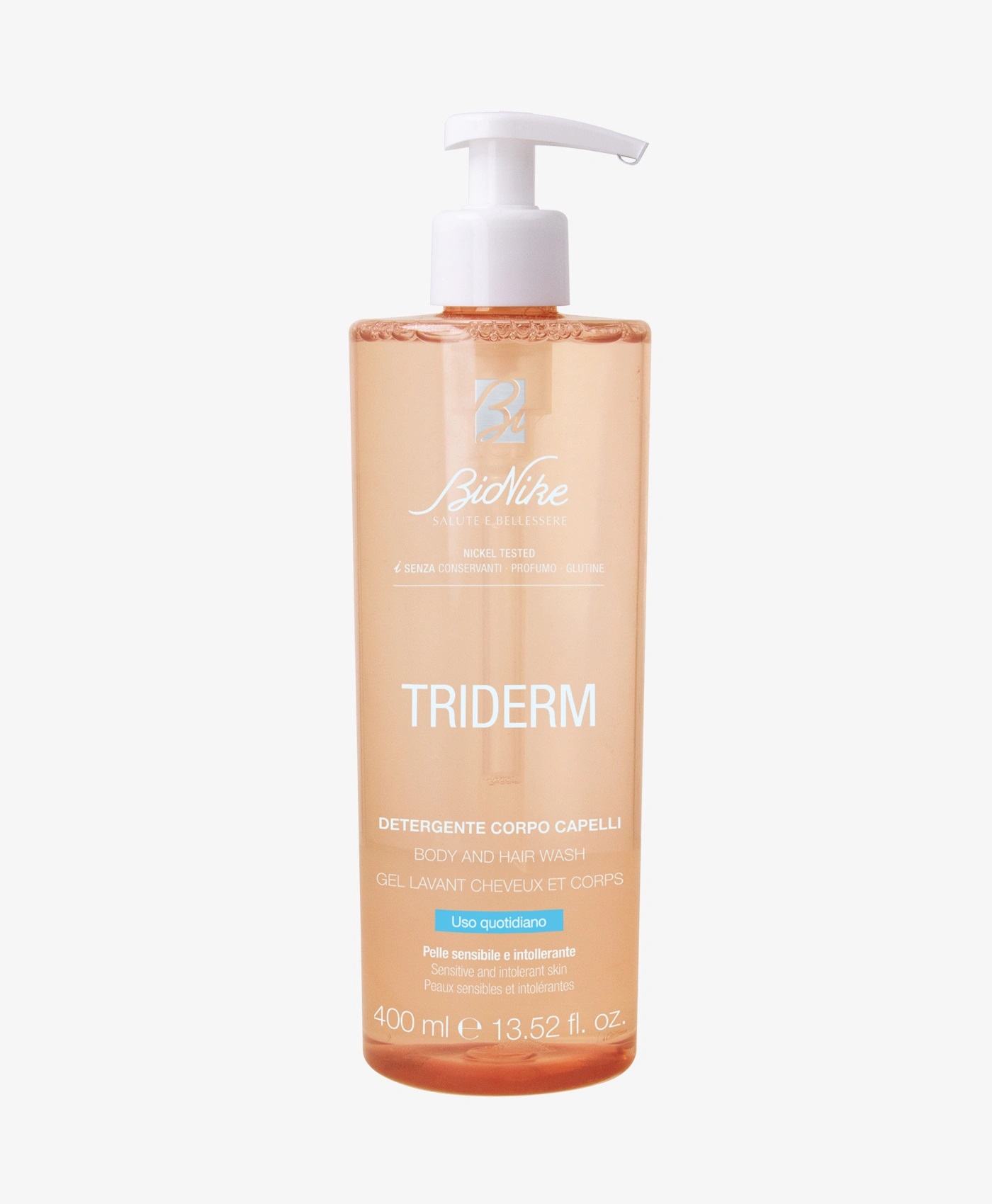 BIONIKE TRIDERM DETERGENTE CORPO CAPELLI USO QUOTIDIANO 400 ML