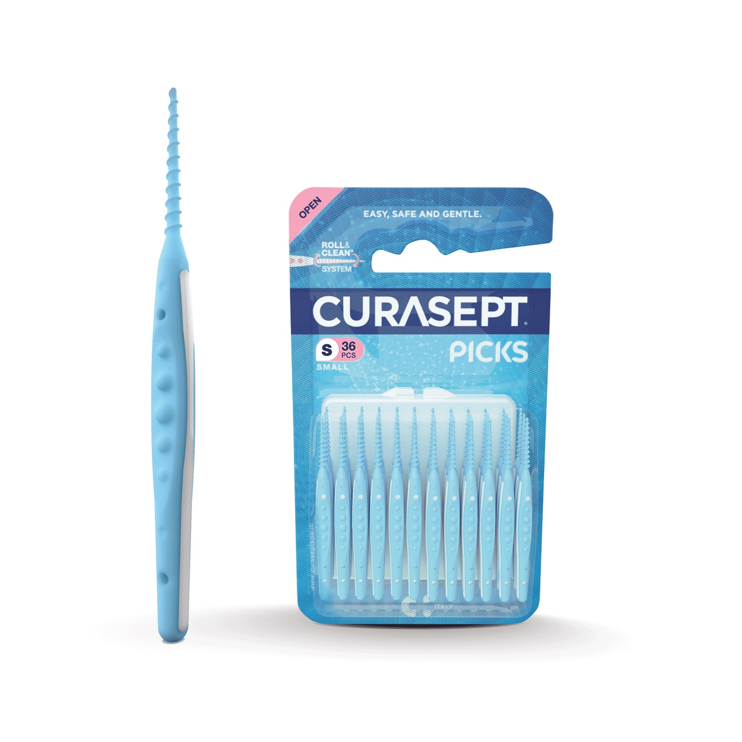 CURASEPT PICKS SCOVOLINI MONOUSO SMALL 36 pezzi