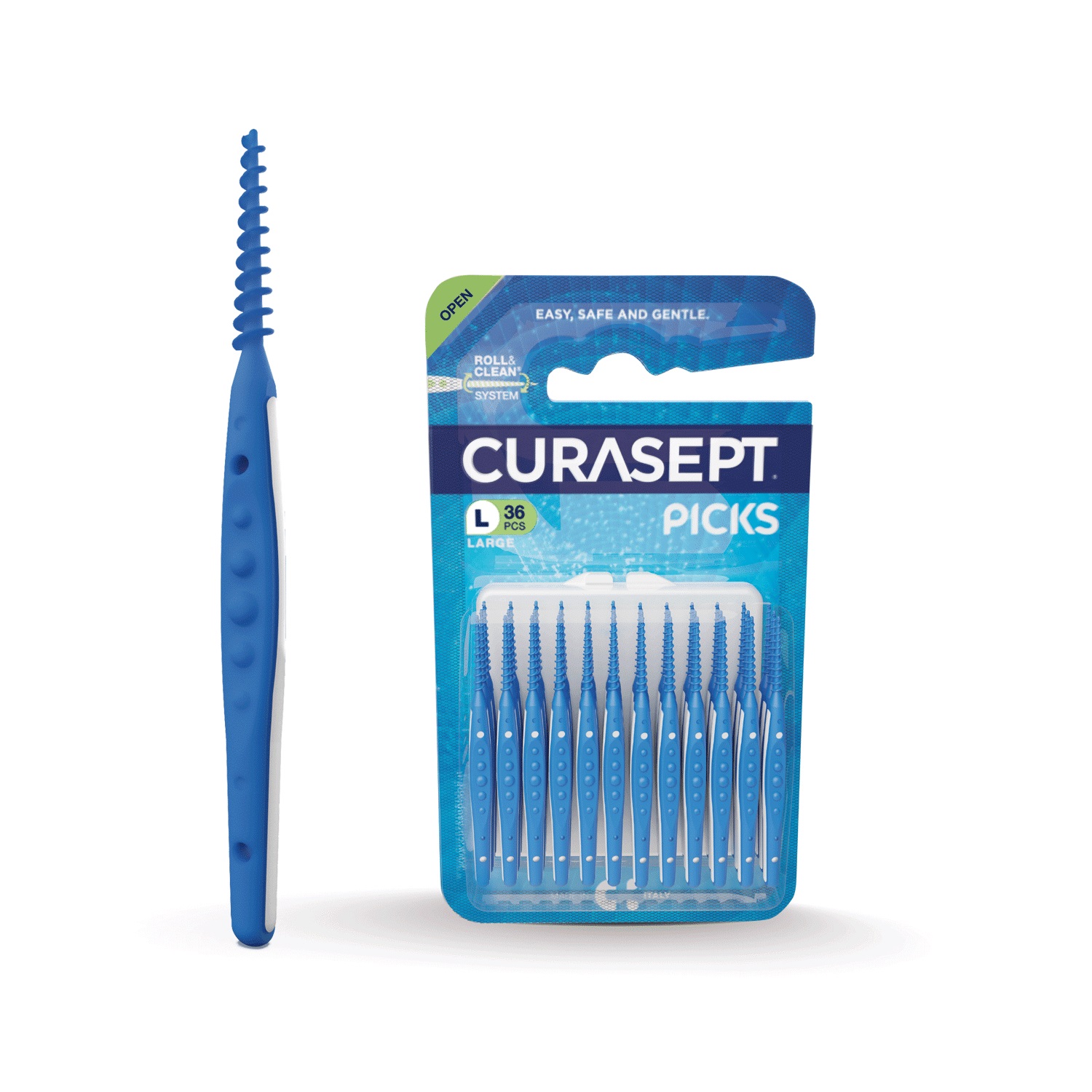 CURASEPT PICKS SCOVOLINI MONOUSO LARGE 36 pezzi