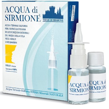 Acqua Di Sirmione 6 Flaconcini da 15ml Soluzione Nasale, Prodotti per Naso  