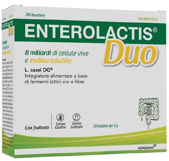 Enterolactis Duo 20 Bustine Benessere Intestinale