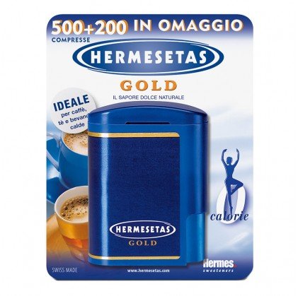 Hermesetas Gold 500+200 Compresse Dolcificante Acalorico