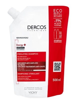 DERCOS Eco Ricarica Shampo Energizzante