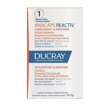 DUCRAY ANACAPS Reactive Integratore per caduta capelli 30 Capsule