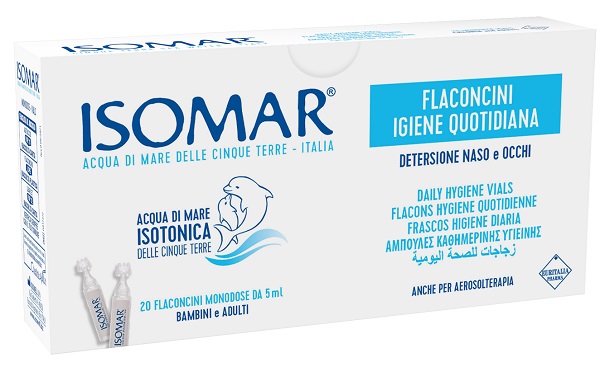 ISOMAR SOLUZIONE ISOTONICA NASO E OCCHI 20 FLACONCINI DA 5ML