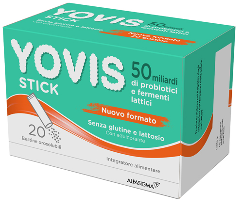 Yovis Stick 50 Miliardi Fermanti Lattici Vivi 20 Bustine
