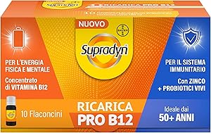 Supradyn Ricarica PRO B12 ideale da 50+anni 10 flaconcini