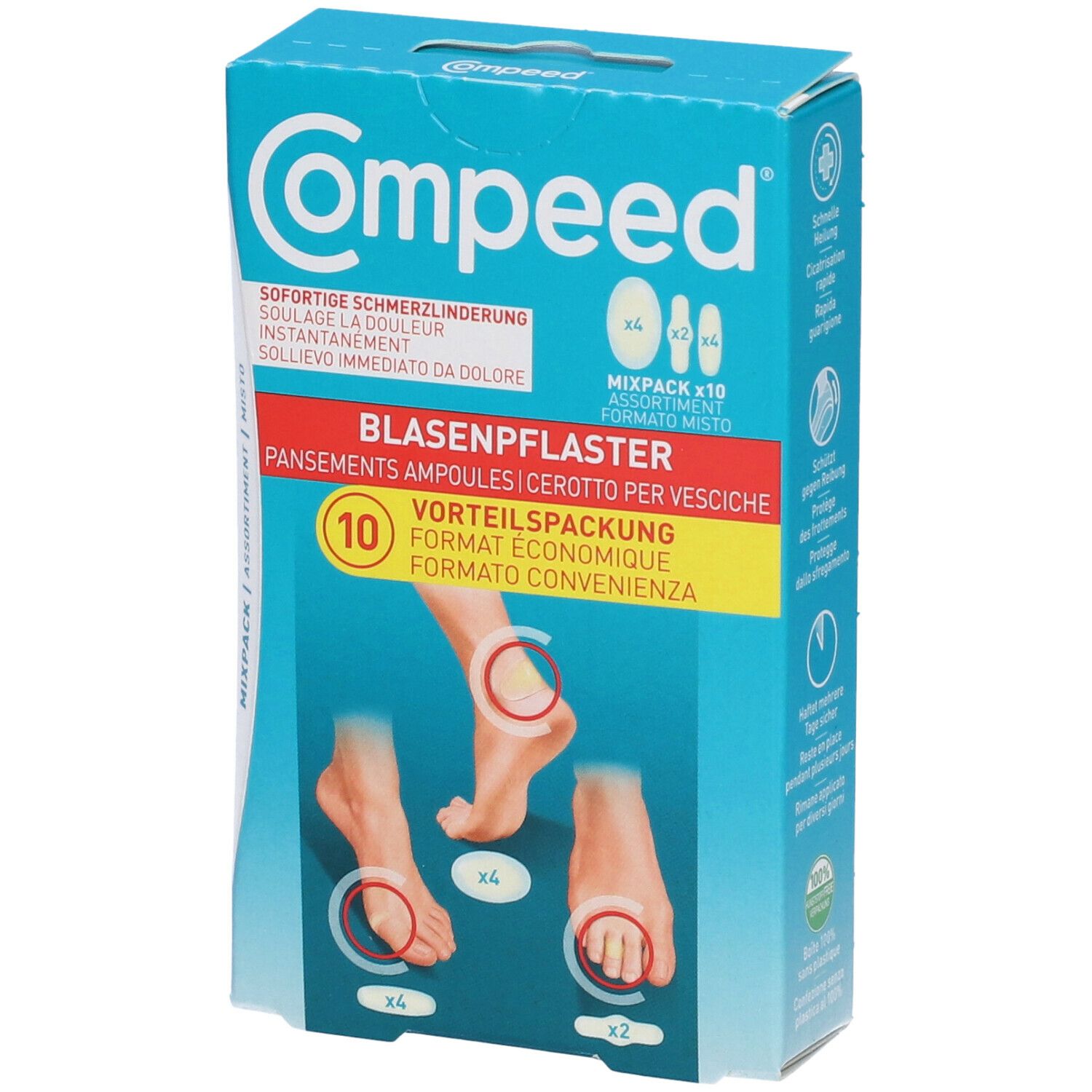 Compeed Cerotti per Vesciche 10 Cerotti formato misto