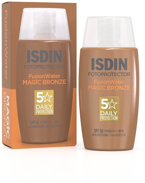 Isdin Fotoprotector FusionWater Magic Bronze Color Spf 50 Solare 50 ml