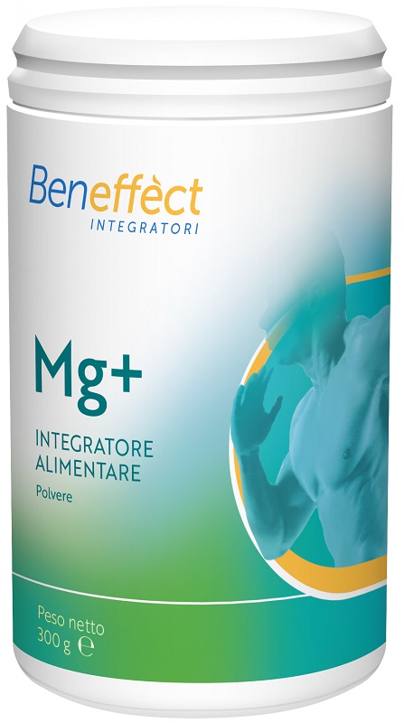 Beneffect MG+ integratore alimentare di magnesio polvere 300g