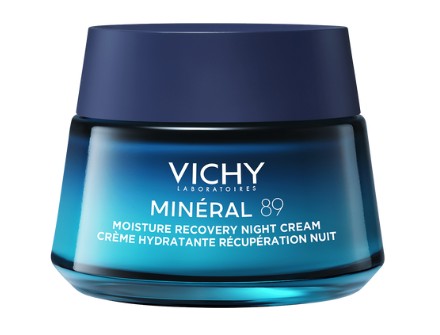 Vichy Crema Notte Idratante Mineral 89 Effetto Rigenerante con Melatonina Pura