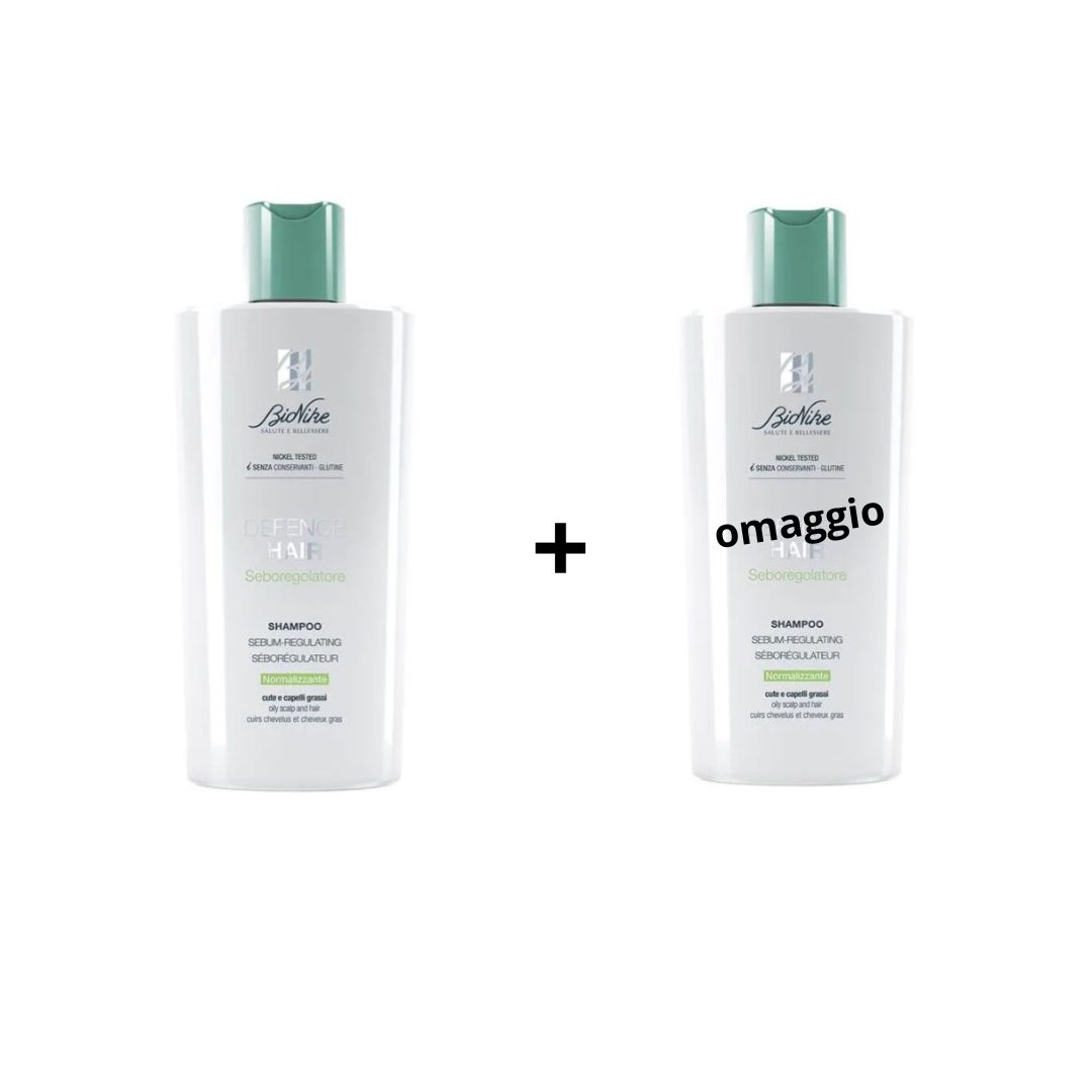 Bionike Defence Hair Shampo Seboregolatore 200ml + 200ml OMAGGIO
