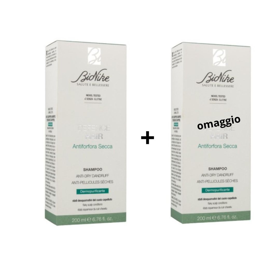 Bionike Defence Hair Shampoo Antiforfora Secca 200ml + 200 ml OMAGGIO