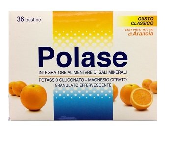 Polase bustine integratore di sali minerali 36 bustine arancia