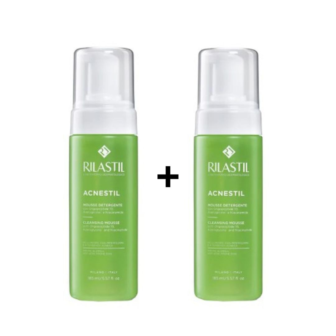 Rilastil Acnestil Mousse Detergente 1+1 OMAGGIO