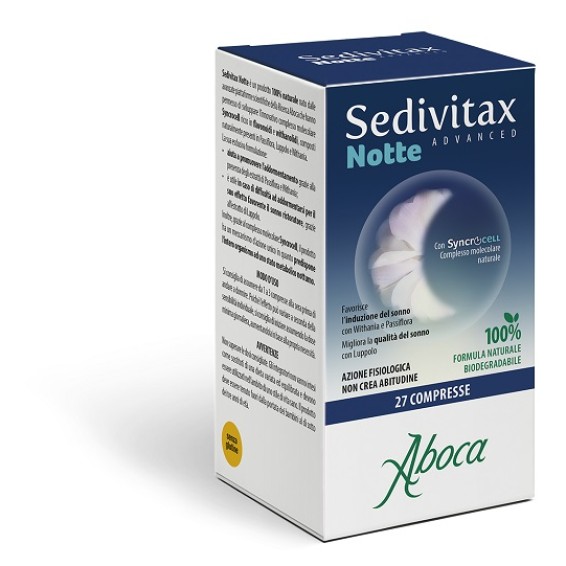 Aboca Sedivitax Advanced Notte integratore  27 compresse