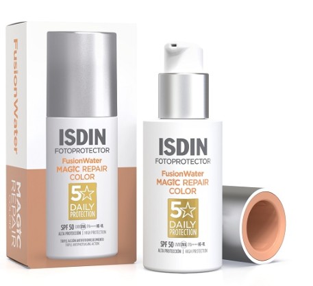 Isdin Fotoprotector FusionWater Magic Water Repair Color SPF50 50ml