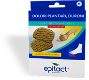 Epitact Cuscinetti discreti , per dolori plantari e duroni. Mis S per 36/37