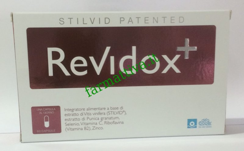 Revidox integratore a base di resveratrolo 60 cps