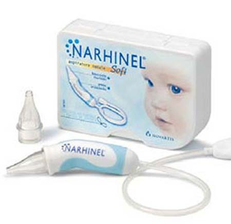 Novartis Narhinel Aspiratore Nasale Soft +2 Ricambi Soft
