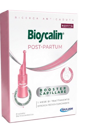 Bioscalin Post-Partum Booster Capillare 1 Mese di Trattamento 4 Fiale da 3 ml