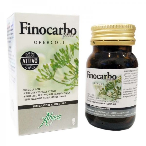 Aboca Finocarbo Plus 50 Opercoli Gas Intestinali