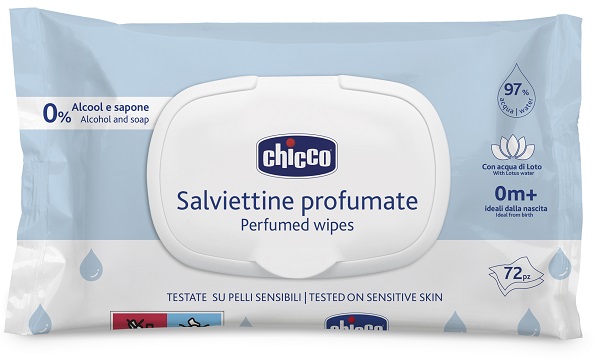 Chicco salviettine detergenti profumate 72 pezzi