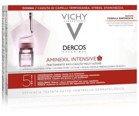 Vichy Dercos Aminexil Clinical 5  21 Fiale Anticaduta Donna