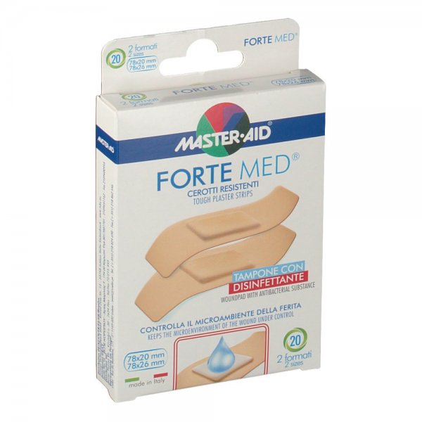 Master Aid Forte Med Cerotti Resistenti 20 Pezzi