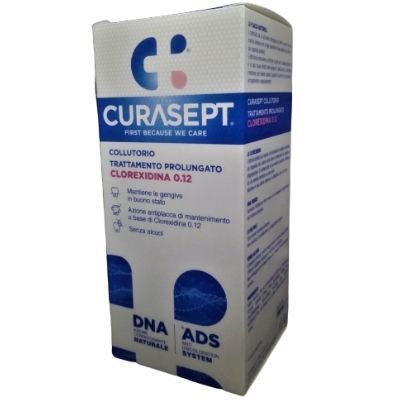 Curasept collutorio 0.12 Clorexidina Ads + Dna trattamento prolungato
